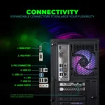 ANT PC LASIUS IL100NV Core i3 10105F 8 GB/256 GB/4 GB GTX 1650/No OS Gaming Tower 6 LASIUS IL100NV