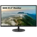 Lenovo D32Q-20 32 Inch 2K QHD 2560x1440 Pixels IPS Panel 75Hz Entertainment Monitor