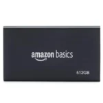Amazon Basics 512GB 2000 MBPS USB-C External SSD (B0B9XVLZ6K) 1 Amazon Basics 512GB