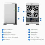 Synology DiskStation DS220j 2-Bay Network Attached Storage Drive 6 DS220j