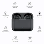 HONOR CHOICE Earbuds X upto 28 Hrs Playtime Bluetooth v5.2 - Night Black 2 HONOR CHOICE Earbuds X (1)