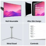 Sealed - ZEBRONICS AC32FHD 32 Inch Full HD VA Panel Wall Mountable 75Hz Curved Monitor 5 ZEBRONICS AC32FHD 32 Inch