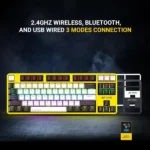 Ant Esports MK4500 Pro TKL, Wired, Wireless BTH Mechanical Keyboard 2 Ant Esports MK4500 Pro TKL 1