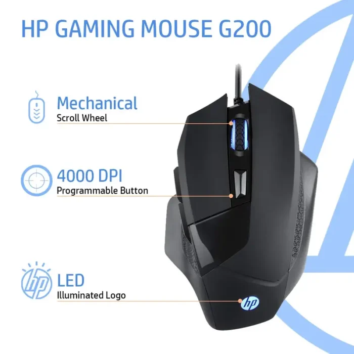 HP G200 Wired Gaming Mouse