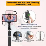 WeCool G1 selfie stick with tripod stand with Gimbal