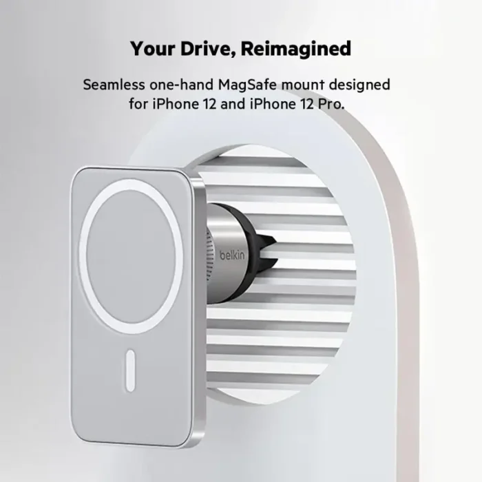 Belkin Magsafe Car Vent Mount Pro For iPhone 12 and 13 - WIC002BTGR