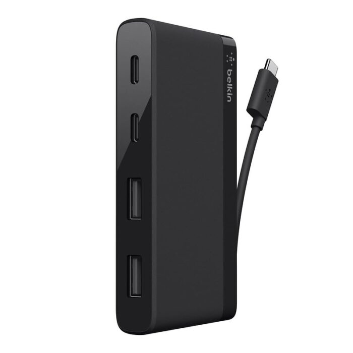 Belkin USB-IF Certified 4-Port Mini USB Type C Hub - F4U090BTBLK