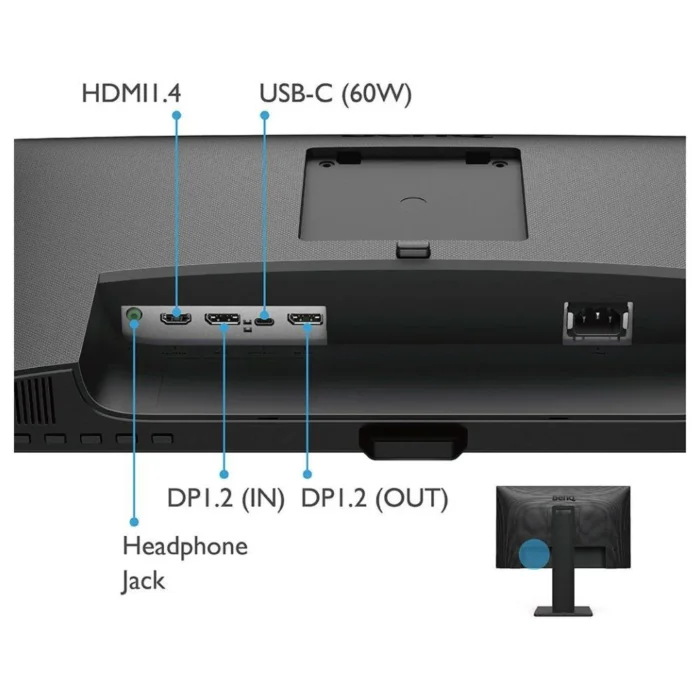 BenQ GW2485TC 24 Inch Full HD LED Backlit IPS Panel Ultra-Slim Monitor