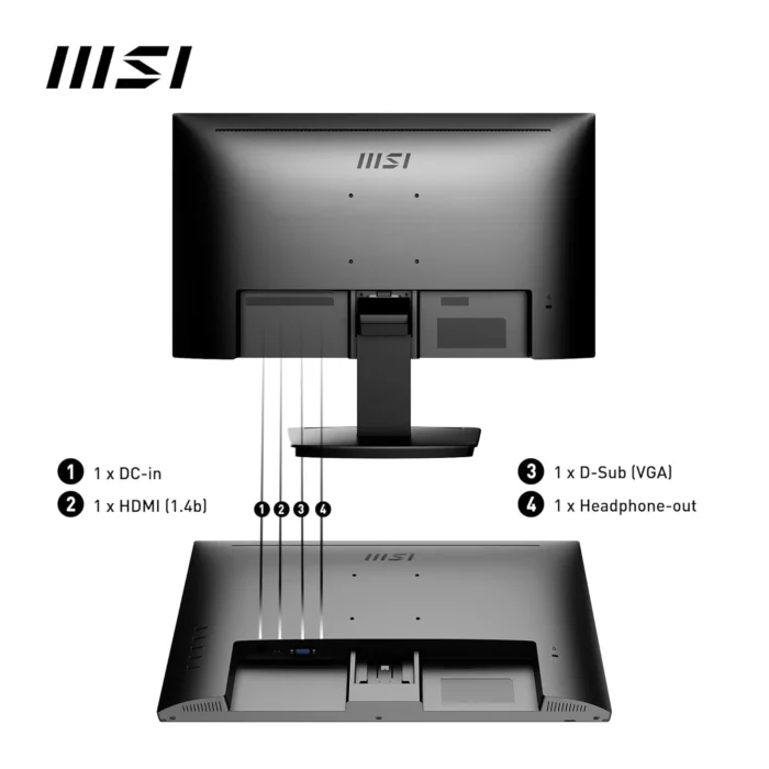 MSI PRO MP223 22 Inch Full HD 1920x1080 100 Hz Business Monitor MSI PRO MP223 22 Inch Full HD 1920x1080 100 Hz Business Monitor