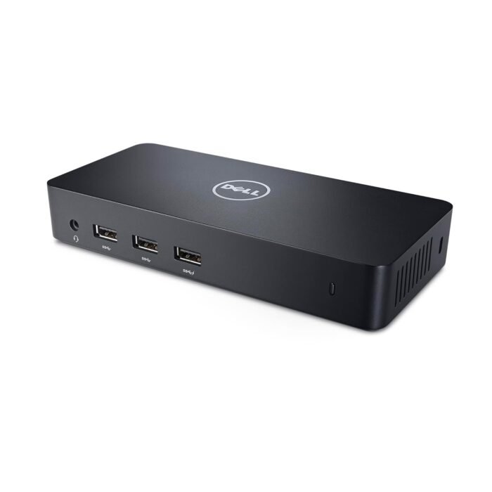 Dell D3100 USB 3.0 Ultra HD Triple Video Docking Station (Black) Dell D3100 USB 3.0 Ultra HD Triple Video Docking Station (Black)