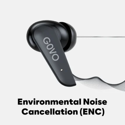 GOVO GOBUDS 400, ENC, 25 Hrs Playtime, BTH V5.3, TWS Earbuds with Mic