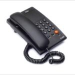 HOLA TF 500 Corded Landline Phone (Black)