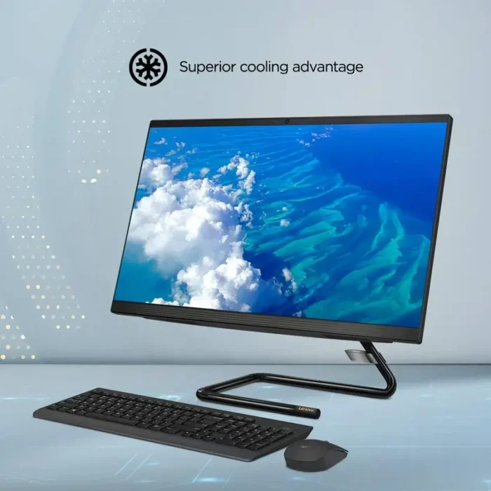 Lenovo IdeaCentre A340 24 Inch FHD Core i3 10th Gen, 8GB512GB SSDWin 10 with MS Office All-in-One Desktop