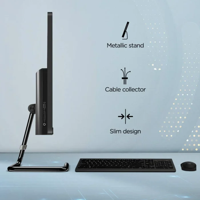 Lenovo IdeaCentre A340 24 Inch FHD Core i3 10th Gen, 8GB512GB SSDWin 10 with MS Office All-in-One Desktop