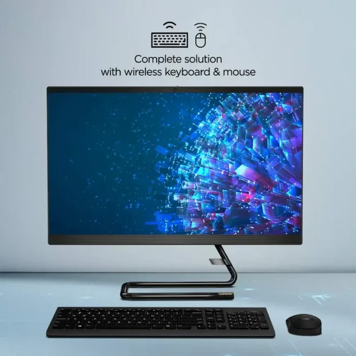 Lenovo IdeaCentre A340 24 Inch FHD Core i3 10th Gen, 8GB512GB SSDWin 10 with MS Office All-in-One Desktop