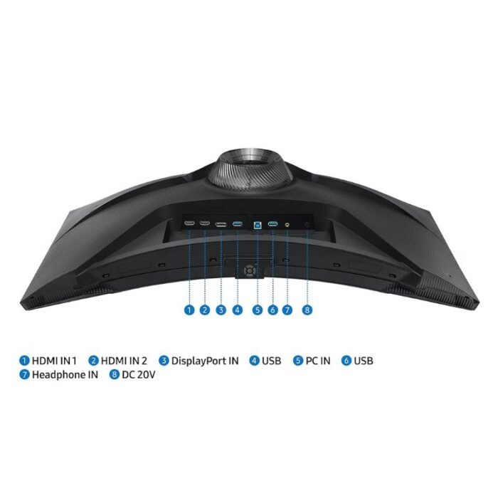 Samsung Odyssey Neo G7 LS32BG750NWXXL 32 Inch 4K UHD Curved Gaming Monitor