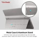 ViewSonic TD1655 16 Inch FHD 60Hz IPS Panel 2-Type-C Portable Touch Monitor