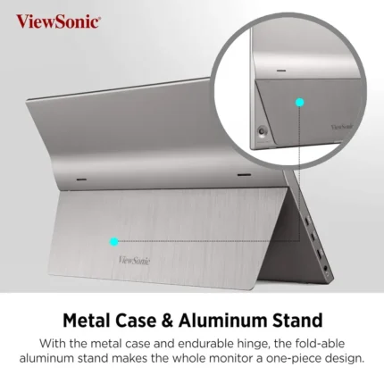 ViewSonic TD1655 16 Inch FHD 60Hz IPS Panel 2-Type-C Portable Touch Monitor