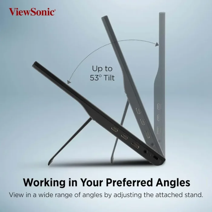 ViewSonic VA1655 16 Inch Full HD IPS Panel 60Hz USB-C Portable Monitor