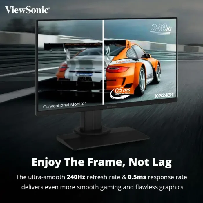 ViewSonic XG2431 24 Inch Full HD IPS Panel HDR 400 240Hz Gaming Monitor (7) ViewSonic XG2431 24 Inch Full HD IPS Panel HDR 400 240Hz Gaming Monitor
