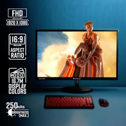 ZEBRONICS PA124 24 Inch Full HD VA Panel 75 Hz Slim Design Monitor