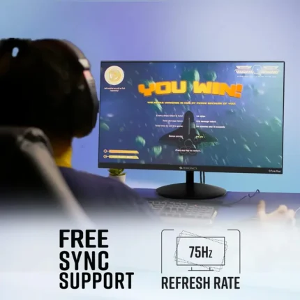 ZEBRONICS S22A 22 Inch Full HD VA Panel 75Hz Bezel-Less Design Monitor