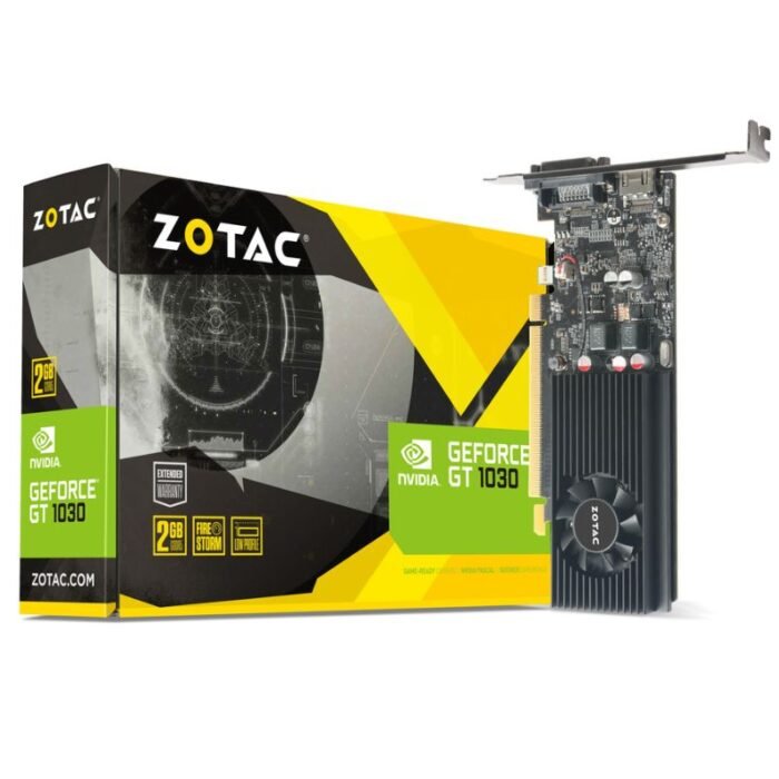 ZOTAC NVIDIA GeForce GT 1030 2GB DDR5 Graphics Card