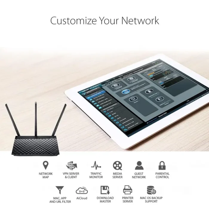 ASUS RT-AC53 AC750 Dual Band WiFi Router