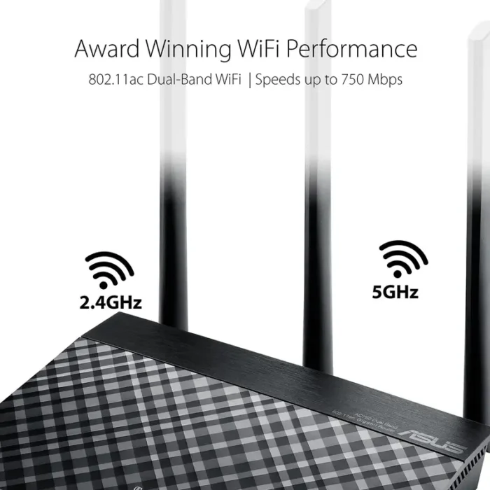 ASUS RT-AC53 AC750 Dual Band WiFi Router