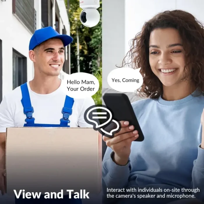 CP PLUS CP-E41A 2K 4MP Quad HD Wi-Fi Indoor with 360 View & Privacy Mode Security Camera CP PLUS CP-E41A 2K 4MP Quad HD Wi-Fi Indoor with 360 View & Privacy Mode Security Camera