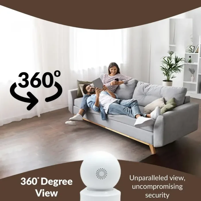 CP PLUS CP-E41A 2K 4MP Quad HD Wi-Fi Indoor with 360 View & Privacy Mode Security Camera CP PLUS CP-E41A 2K 4MP Quad HD Wi-Fi Indoor with 360 View & Privacy Mode Security Camera