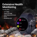 Fastrack Revoltt FR1 Pro 1.3 Inch AMOLED Display with 600 Nits Advanced Bluetooth Calling Smartwatch