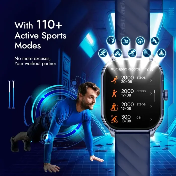 Fastrack Revoltt FS1 Pro Super AMOLED Bluetooth Calling Smartwatch 2