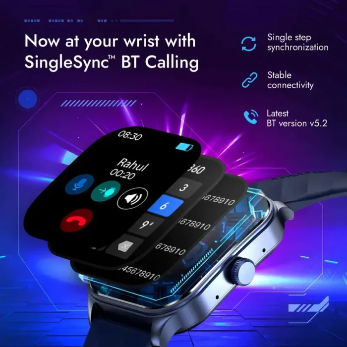 Fastrack Revoltt FS1 Pro Super AMOLED Bluetooth Calling Smartwatch 6