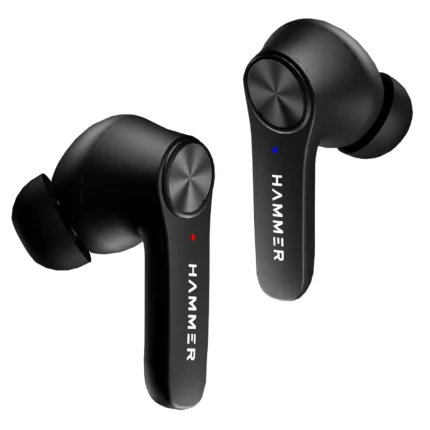 Hammer Airflow 2.0 Truly Wireless Earbuds With 8 Hours Playtime (Black)