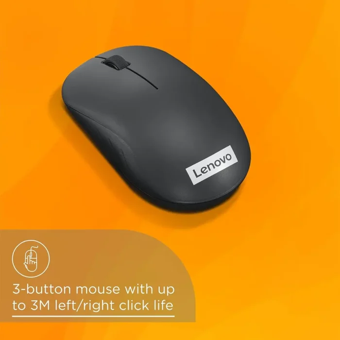 Lenovo 130 2.4GHz Wireless Mouse (Black)