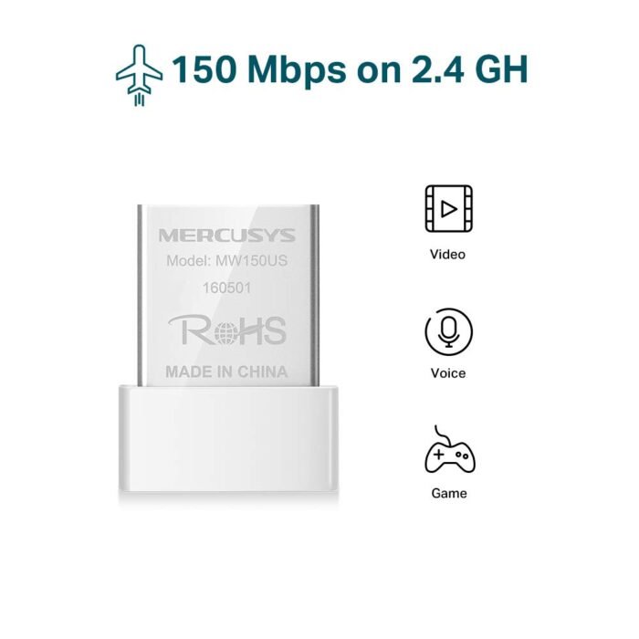 Mercusys MW150US N150 Wireless Nano USB Adapter Mercusys MW150US N150 Wireless Nano USB Adapter