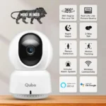 Qubo Smart 360 2MP 1080p Full HD WiFi CCTV Security Camera 2 Qubo Smart 360 WiFi CCTV Security Camera 2