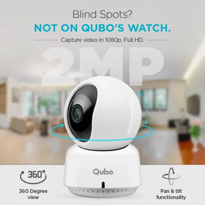 Qubo Smart 360 WiFi CCTV Security Camera (3) Qubo Smart 360 WiFi CCTV Security Camera 3