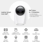 Realme 360 Degree 1080p Full HD WiFi Smart Security Camera