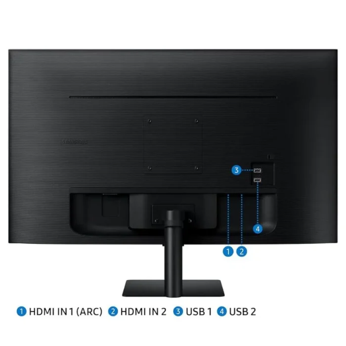 SAMSUNG M5 LS27DM500EWXXL 27 Inch 1920x1080 FHD VA Panel 60 Hz Smart Monitor