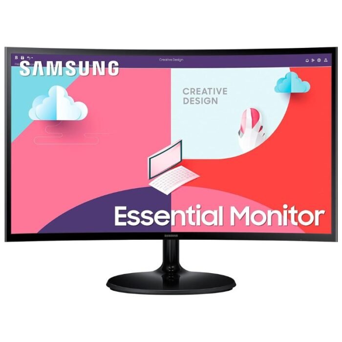 Samsung LS24C360EAWXXL 24 Inch Full HD 75 Hz, VA Panel, 1920x1080 Slim Design Curved Monitor Samsung LS24C360EAWXXL 24 Inch Full HD 75 Hz, VA Panel, 1920x1080 Slim Design Curved Monitor