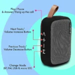 ZEBRONICS Zeb-Delight 3 Watt Bluetooth Portable Speaker (Gray)