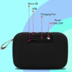 ZEBRONICS Zeb-Delight 3 Watt Bluetooth Portable Speaker (Gray)