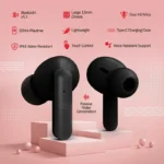 pTron Bassbuds Duo Bluetooth 5.1 Touch Control TWS Earbuds with HD Mic (Black) 7 pTron Bassbuds Duo Bluetooth 5.1 Touch Control TWS Earbuds with HD Mic