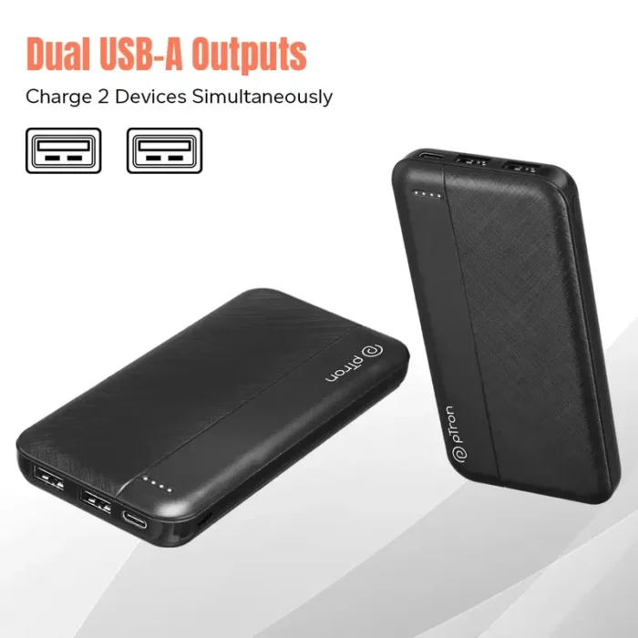 pTron Dynamo Lite 10000mAh 12W USB-C Power Bank