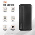 pTron Dynamo Lite 10000mAh 12W USB-C Power Bank