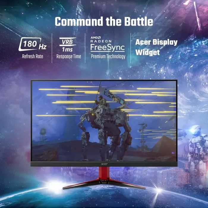 Acer Nitro VG240Y M3 23.8 Inch IPS Full HD 0.5 MS 180 Hz HDR 10 Gaming Monitor Acer Nitro VG240Y M3 23.8 Inch IPS Full HD 0.5 MS 180 Hz HDR 10 Gaming Monitor