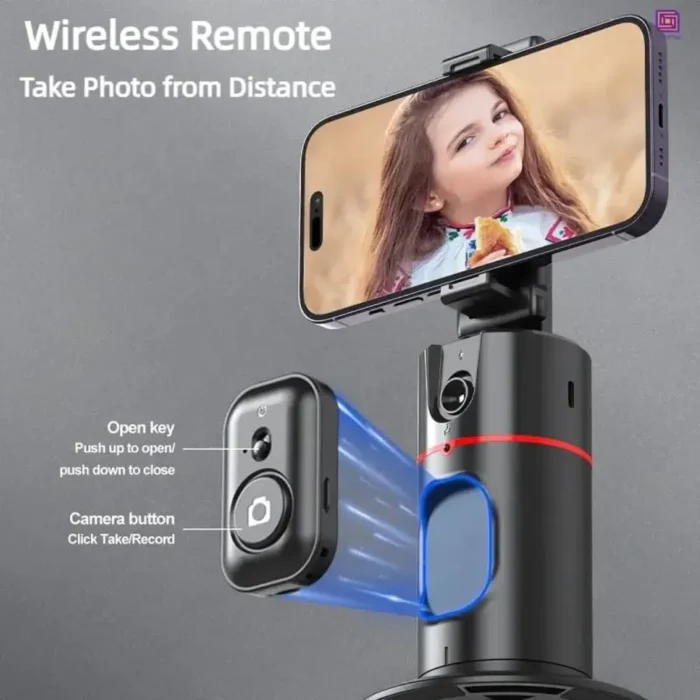 Cubonic P02 AI Intelligent Tracker 360° Auto Face Tracking Smart Rotation Desktop Selfie Gimbal Stabilizer