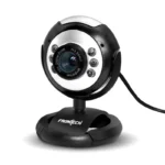 FRONTECH FT-2251 HD Webcam with Built-in Mic & LED Lights (Black) 1 FRONTECH FT-2251 HD Webcam with Built-in Mic & LED Lights